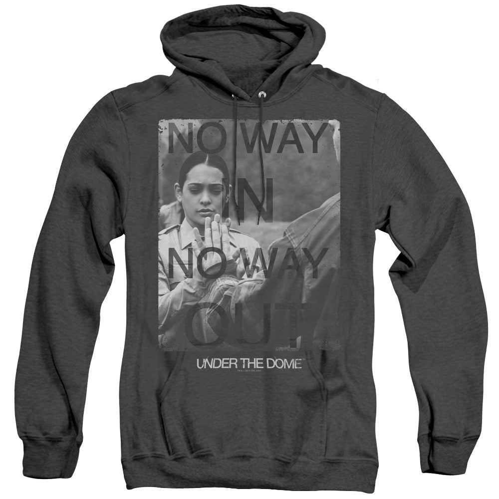 Under the Dome Trapped Heather Mens Hoodie Black Officially Licensed