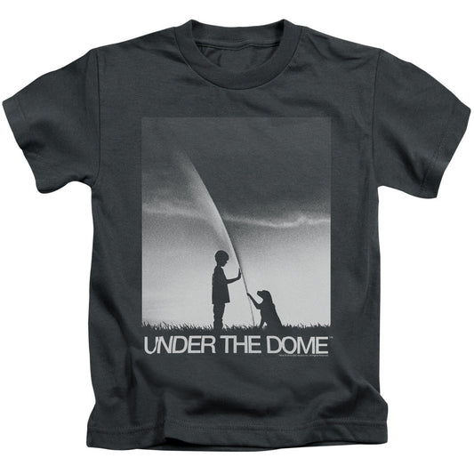 Under the Dome Im Speilburg Juvenile Kids Youth T Shirt Charcoal Officially Licensed