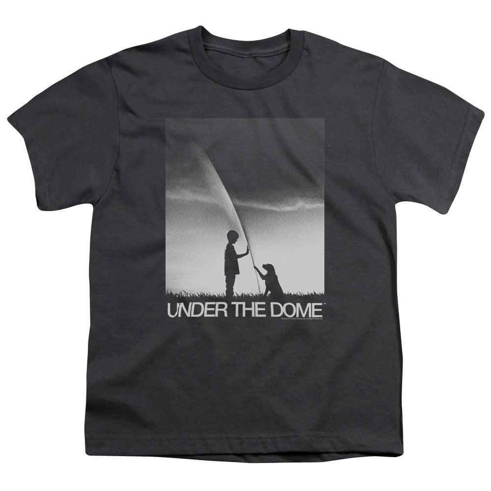 Under the Dome Im Speilburg Kids Youth T Shirt Charcoal Officially Licensed