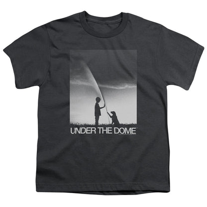 Under the Dome Im Speilburg Kids Youth T Shirt Charcoal Officially Licensed