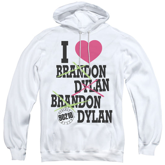 90210 I Heart 90210 Mens Hoodie White Officially Licensed