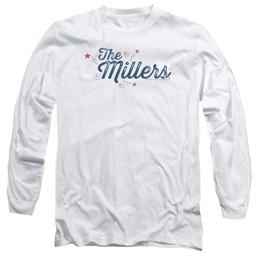 Millers Logo Mens Long Sleeve Shirt White Officially Licensed