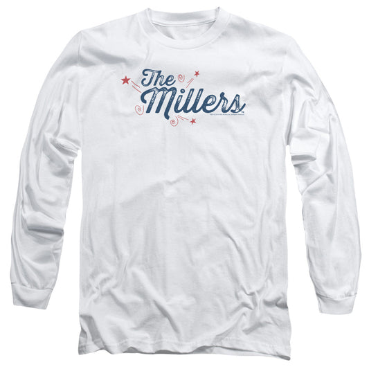 Millers Logo Mens Long Sleeve Shirt White Officially Licensed