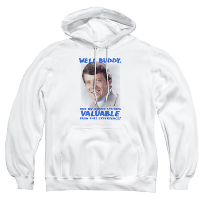 Brady Bunch Buddy Mens Hoodie White Officially Licensed