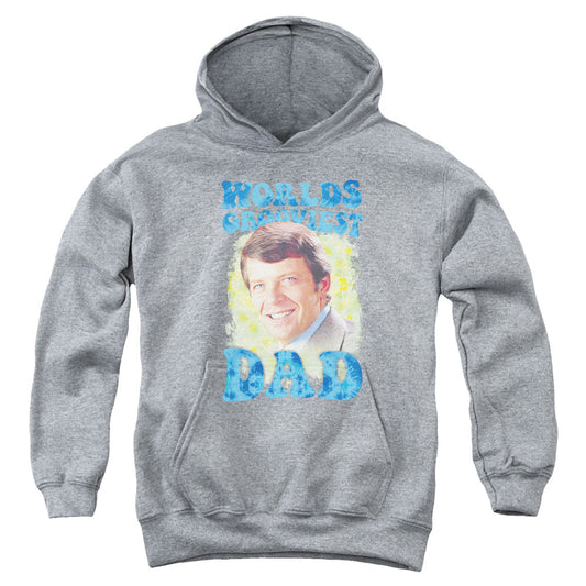 Brady Bunch Worlds Grooviest Kids Youth Hoodie Heather Officially Licensed