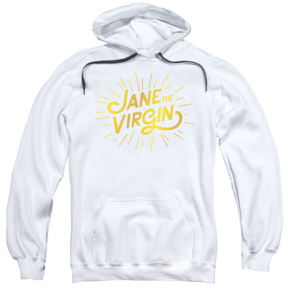 Jane The Virgin Golden Logo Mens Hoodie White Officially Licensed