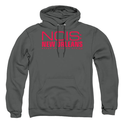 Ncis:New Orleans Logo Mens Hoodie Charcoal Officially Licensed