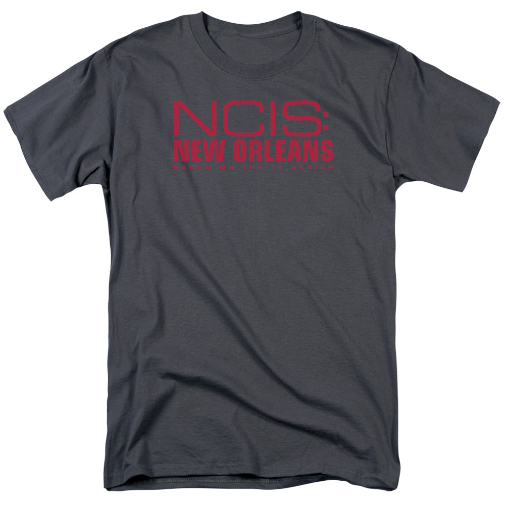 Ncis:New Orleans Logo Mens T Shirt Charcoal Officially Licensed