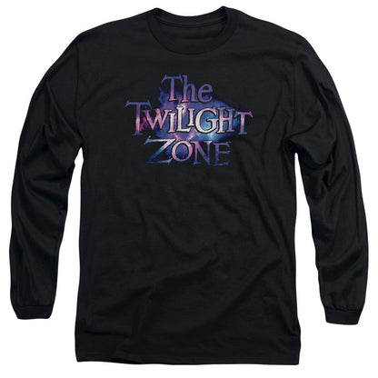 Twilight Zone Twilight Galaxy Mens Long Sleeve Shirt Black Officially Licensed