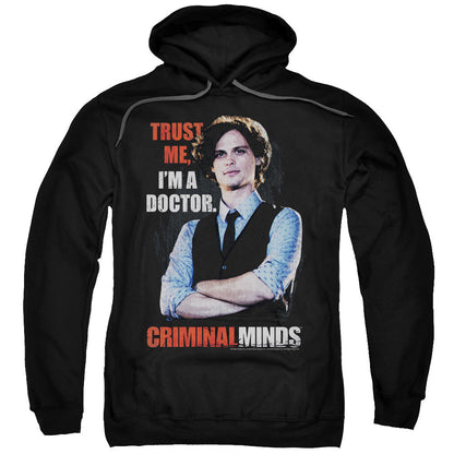 Criminal Minds Trust Me Mens Hoodie Black Officially Licensed