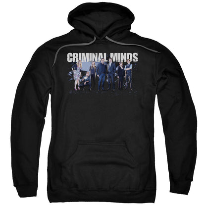 Criminal Minds Season 10 Cast Mens Hoodie Black Officially Licensed