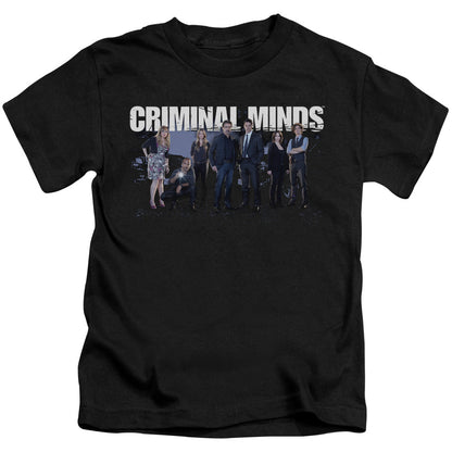 Criminal Minds Season 10 Cast Juvenile Kids Youth T Shirt Black Officially Licensed