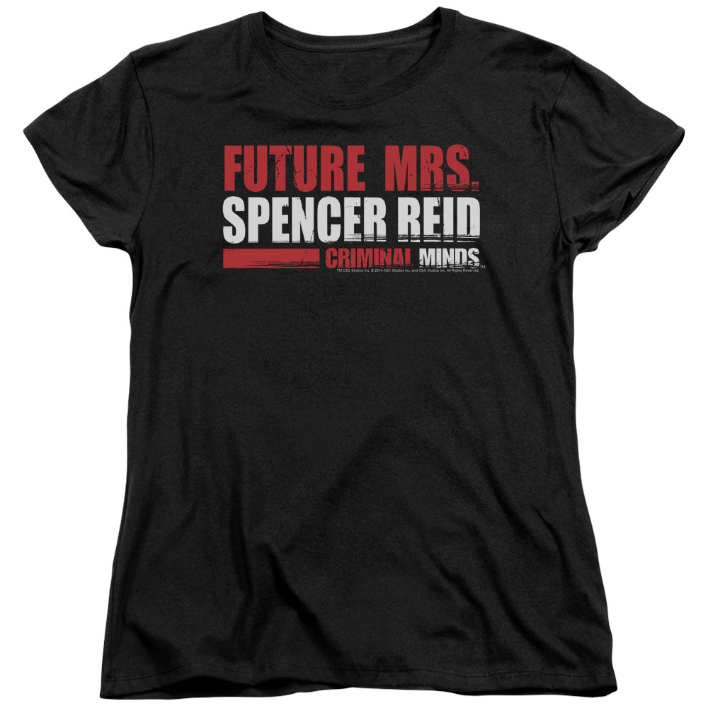 Criminal Minds Future Bride Womens T Shirt Black Officially Licensed