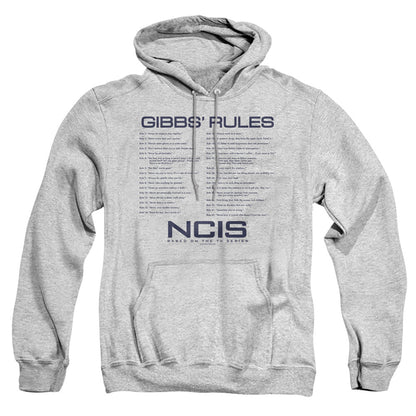 Ncis Gibbs Rules Mens Hoodie Athletic Heather Officially Licensed