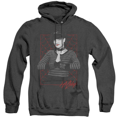 Ncis Abby Webs Mens Heather Hoodie Black Officially Licensed