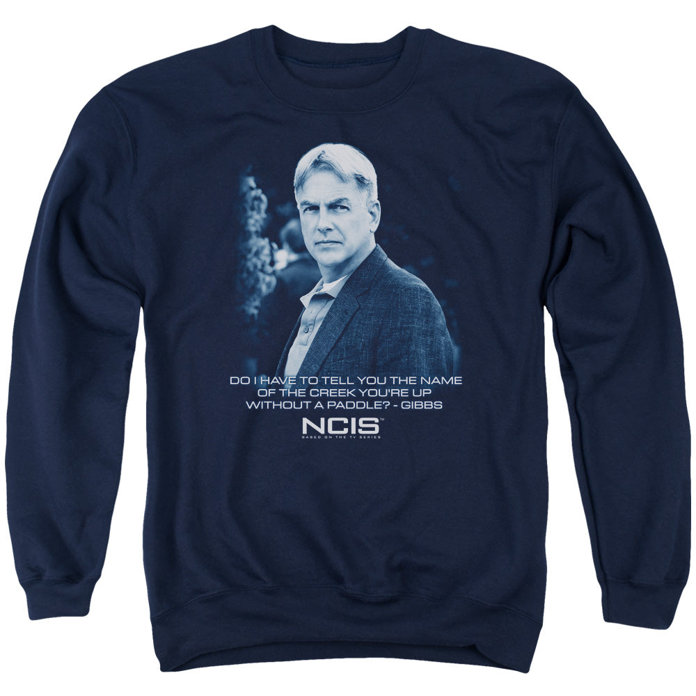 Ncis Creek Mens Crewneck Sweatshirt Navy Officially Licensed
