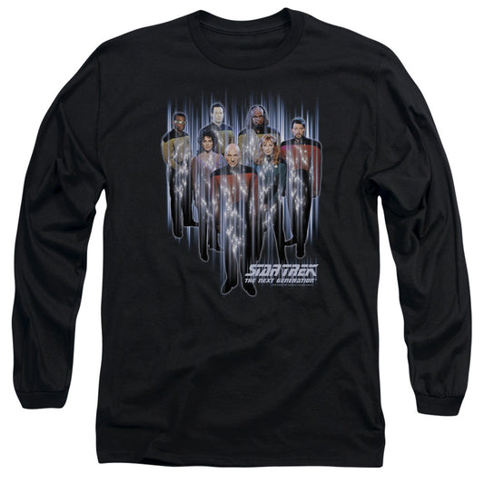 Star Trek Beam Us Up Mens Long Sleeve Shirt Black Officially Licensed Officially Licensed