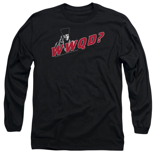 Star Trek Wwqd Mens Long Sleeve Shirt Black Officially Licensed
