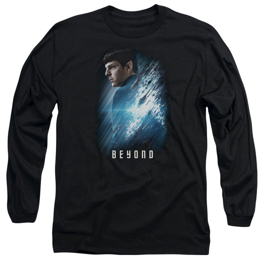 Star Trek Beyond Spock Poster Mens Long Sleeve Shirt Black Officially Licensed Officially Licensed