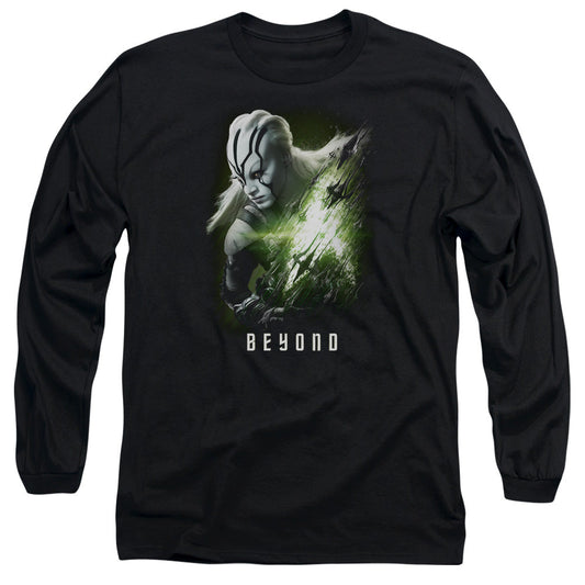 Star Trek Beyond Jaylah Poster Mens Long Sleeve Shirt Black Officially Licensed Officially Licensed
