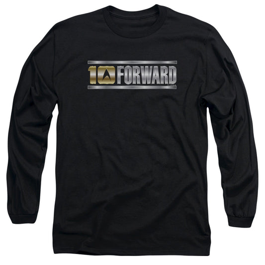 Star Trek Ten Forward Mens Long Sleeve Shirt Black Officially Licensed Officially Licensed