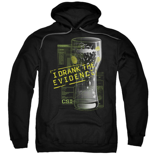 Csi I Drank The Evidence Mens Hoodie Black Officially Licensed