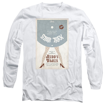 Star Trek Tos Episode 6 Mens Long Sleeve Shirt White Officially Licensed