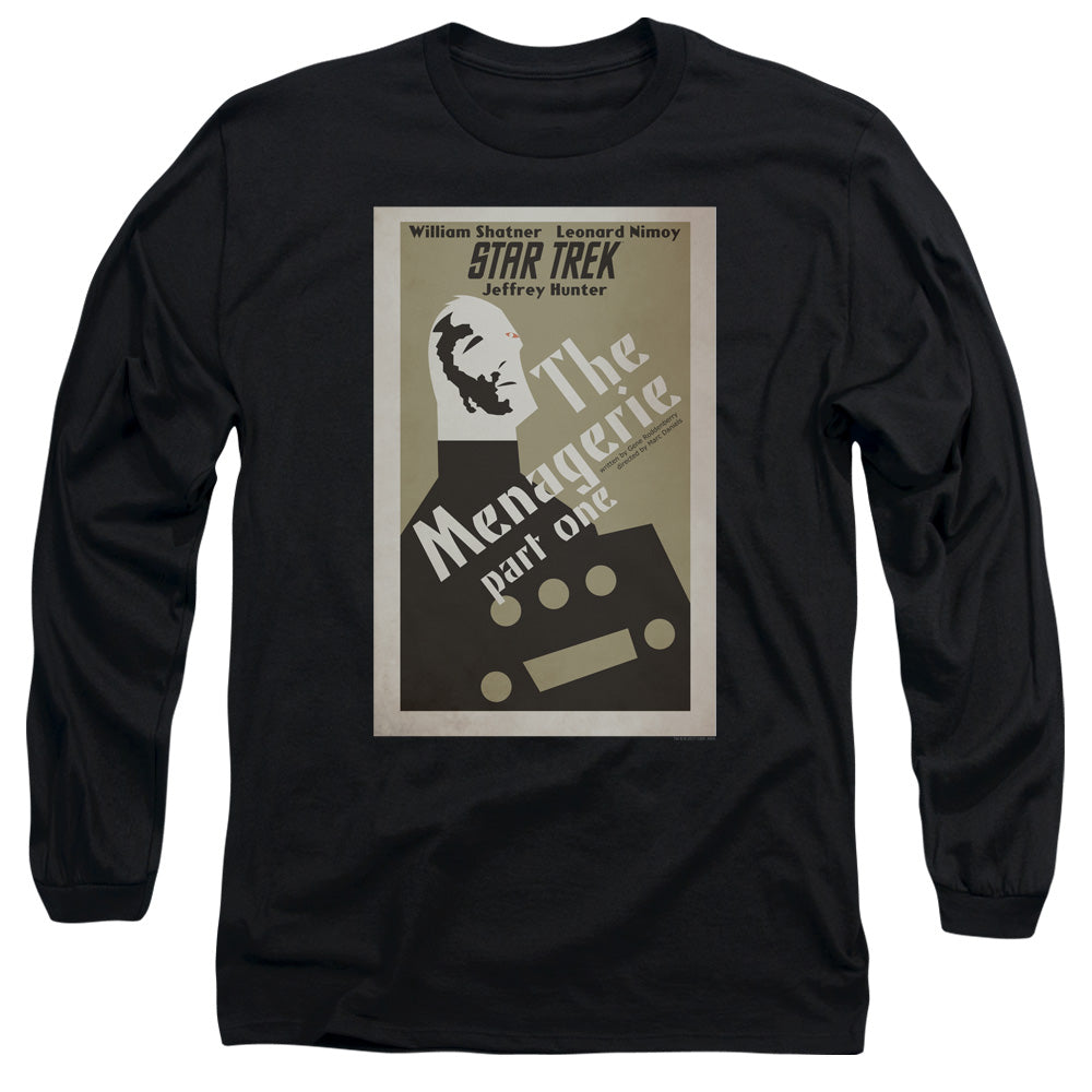 Star Trek Tos Episode 11 Mens Long Sleeve Shirt Black Officially Licensed Officially Licensed