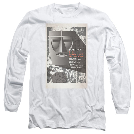 Star Trek Tos Episode 13 Mens Long Sleeve Shirt White Officially Licensed Officially Licensed