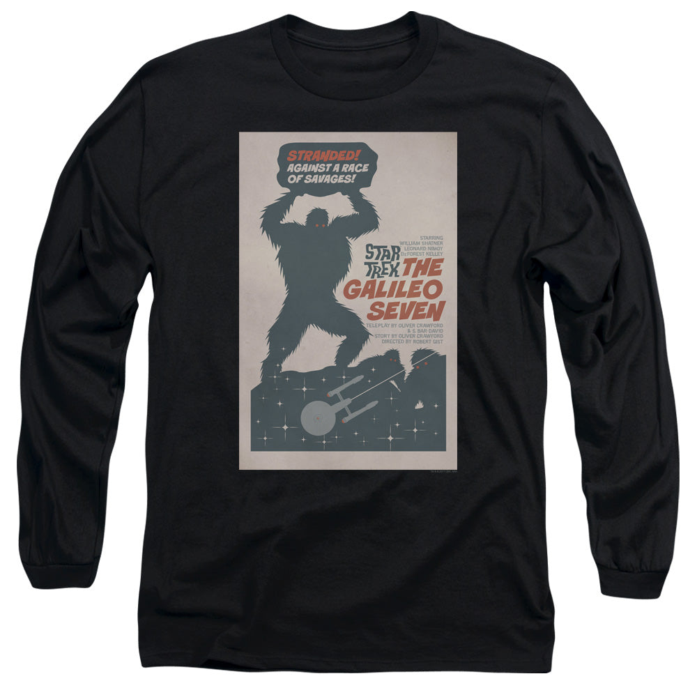 Star Trek Tos Episode 16 Mens Long Sleeve Shirt Black Officially Licensed Officially Licensed