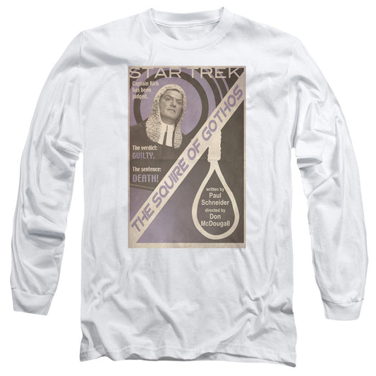Star Trek Tos Episode 17 Mens Long Sleeve Shirt White Officially Licensed Officially Licensed