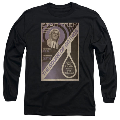 Star Trek Tos Episode 17 Mens Long Sleeve Shirt Black Officially Licensed Officially Licensed