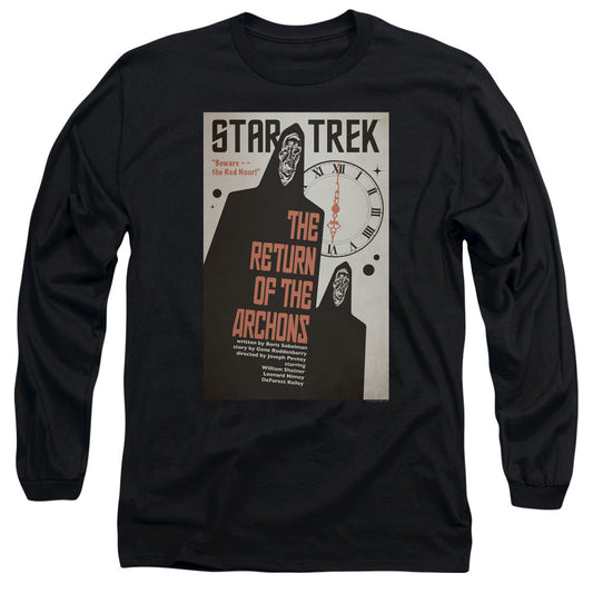 Star Trek Tos Episode 21 Mens Long Sleeve Shirt Black Officially Licensed Officially Licensed