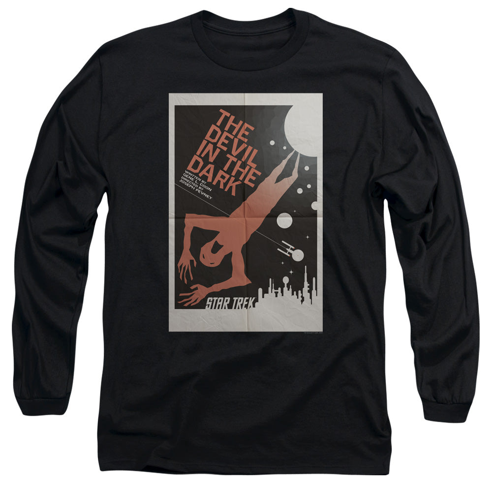 Star Trek Tos Episode 25 Mens Long Sleeve Shirt Black Officially Licensed Officially Licensed