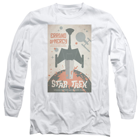 Star Trek Tos Episode 26 Mens Long Sleeve Shirt White Officially Licensed Officially Licensed