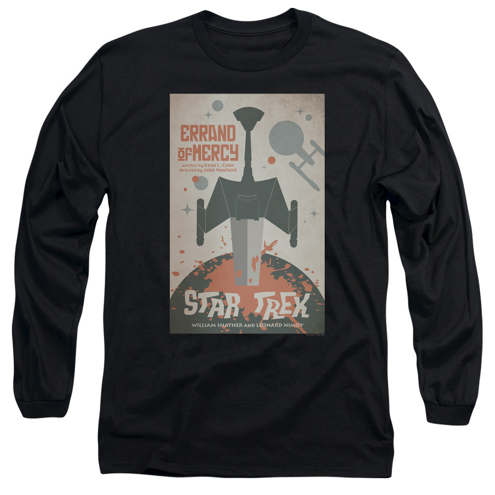 Star Trek Tos Episode 26 Mens Long Sleeve Shirt Black Officially Licensed Officially Licensed