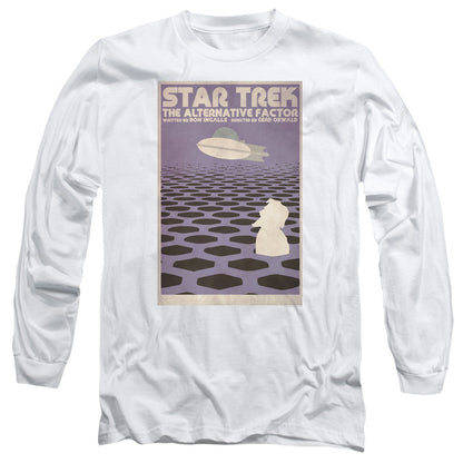 Star Trek Tos Episode 27 Mens Long Sleeve Shirt White Officially Licensed Officially Licensed