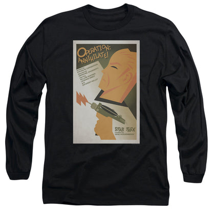 Star Trek Tos Episode 29 Mens Long Sleeve Shirt Black Officially Licensed Officially Licensed
