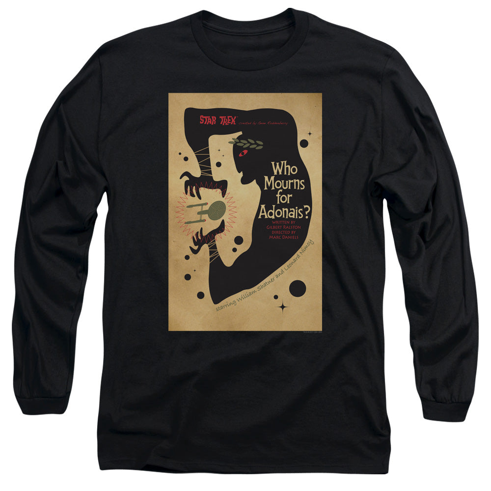 Star Trek Tos Episode 31 Mens Long Sleeve Shirt Black Officially Licensed Officially Licensed