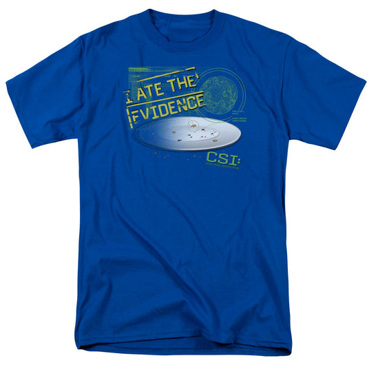 Csi I Ate The Evidence Mens T Shirt Royal Officially Licensed