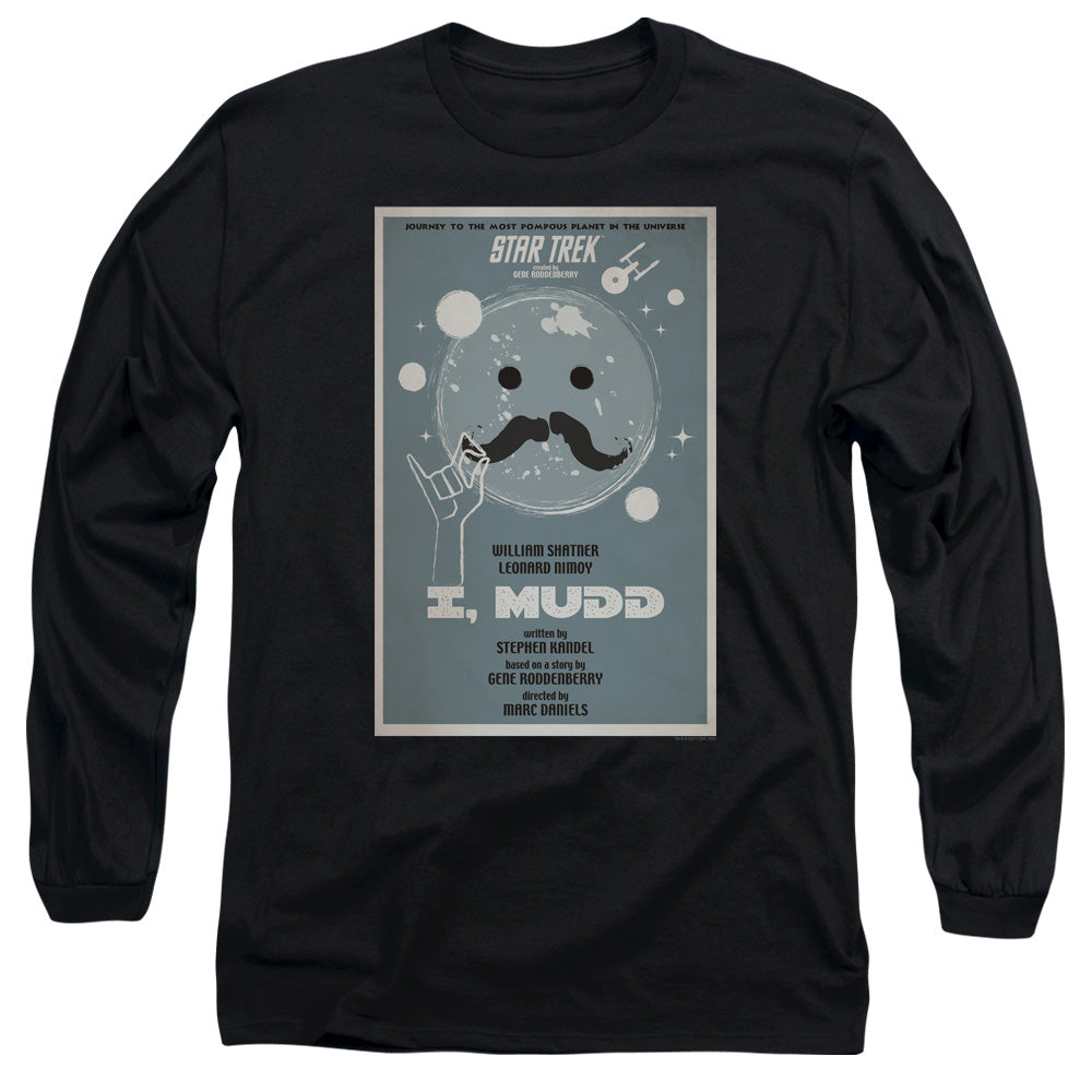 Star Trek Tos Episode 37 Mens Long Sleeve Shirt Black Officially Licensed Officially Licensed