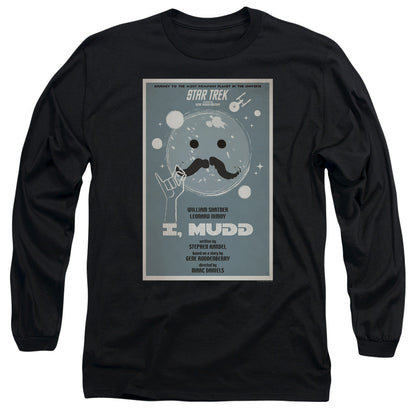 Star Trek Tos Episode 37 Mens Long Sleeve Shirt Black Officially Licensed Officially Licensed