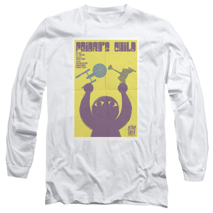 Star Trek Tos Episode 40 Mens Long Sleeve Shirt White Officially Licensed