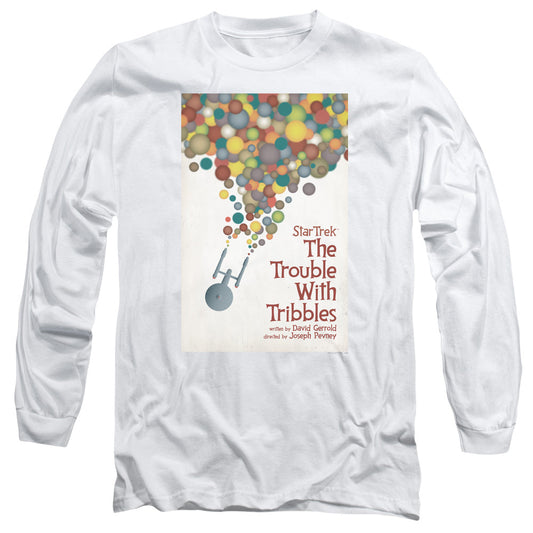 Star Trek Tos Episode 44 Mens Long Sleeve Shirt White Officially Licensed