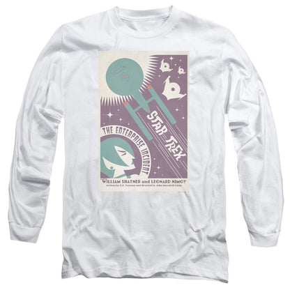 Star Trek Tos Episode 57 Mens Long Sleeve Shirt White Officially Licensed