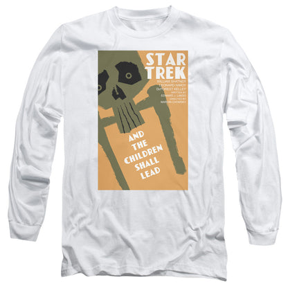 Star Trek Tos Episode 59 Mens Long Sleeve Shirt White Officially Licensed