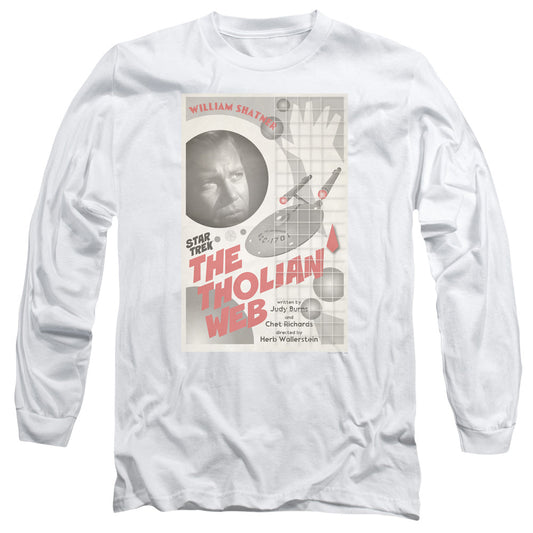 Star Trek Tos Episode 64 Mens Long Sleeve Shirt White Officially Licensed