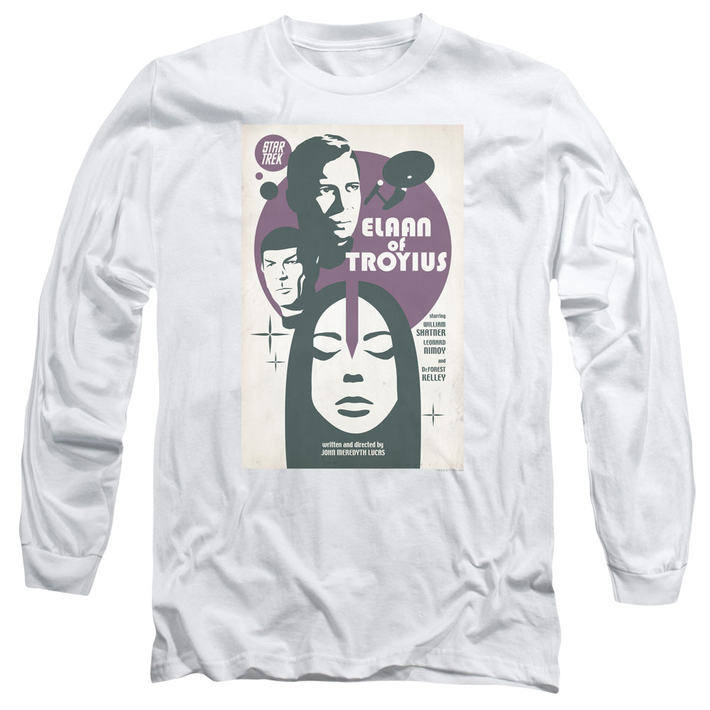 Star Trek Tos Episode 68 Mens Long Sleeve Shirt White Officially Licensed