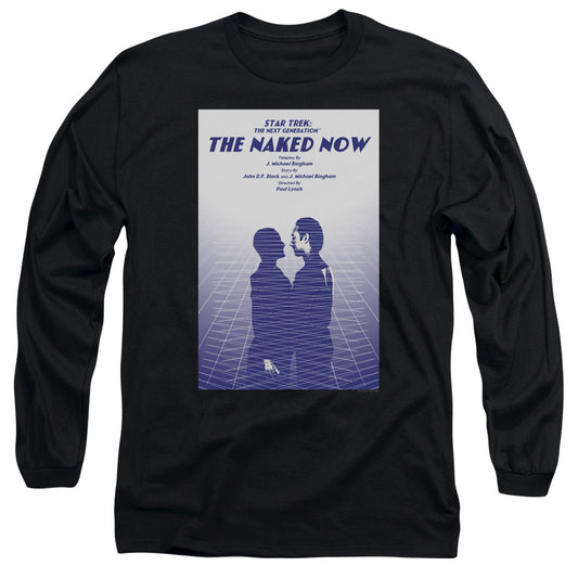 Star Trek Tng Season 1 Episode 3 Mens Long Sleeve Shirt Black Officially Licensed Officially Licensed