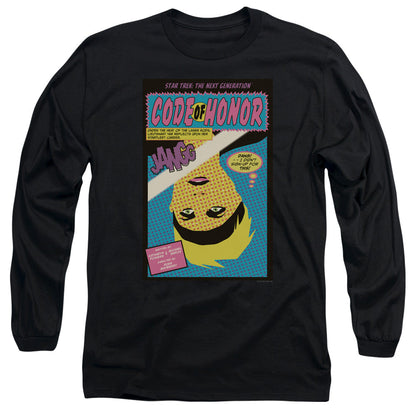 Star Trek Tng Season 1 Episode 4 Mens Long Sleeve Shirt Black Officially Licensed Officially Licensed